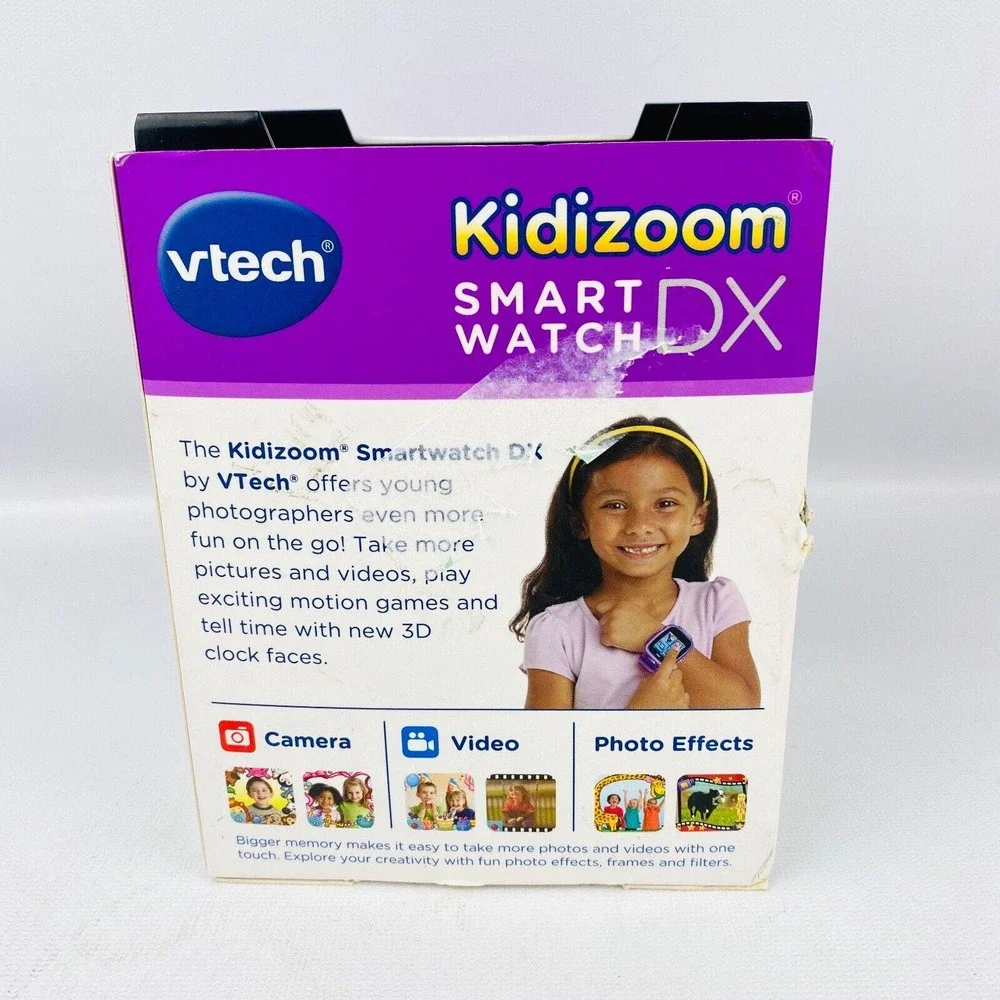Vtech Kidizoom Kids Smartwatch DX Pink Touch Screen Rechargeable Model 80-171650